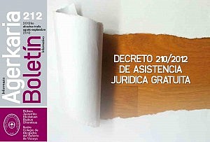 Decreto de Justicia Gratuita del Gobierno vasco: crónica de un largo y profundo desencuentro