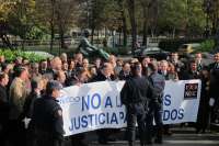 Los abogados se manifiestan en Oviedo contra las tasas