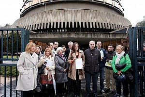 El PSOE, acompañado de la Plataforma Justicia para Todos, presenta ante el TC el recurso contra las tasas