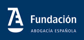 Logotipo Fundación Abogacía negativo