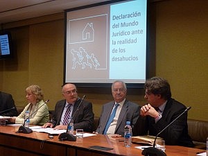 El Consejo General de la Abogacía se adhiere a la Declaración del mundo jurídico ante los desahucios