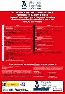 IV Congreso Internacional sobre prevención y represión del blanqueo de dinero