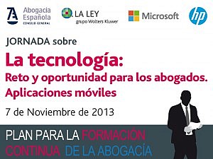 Jornada 'La tecnología, reto y oportunidad para los abogados. Aplicaciones móviles', con Pere Huguet