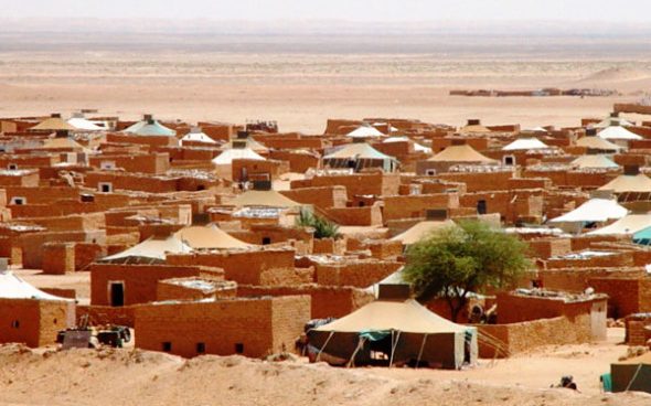 pueblo en el desierto