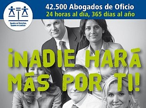 Los abogados del Turno de Oficio protestan contra el proyecto de Ley de Justicia Gratuita