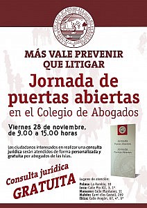 Abogados baleares atenderán gratuitamente el viernes las consultas jurídicas de los ciudadanos