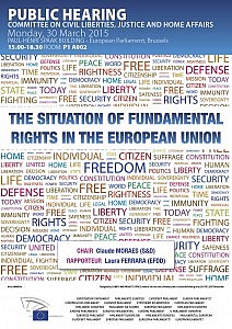 Audiencia sobre los derechos fundamentales en la UE