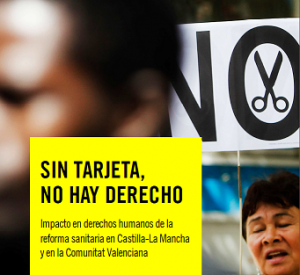 Anmistía Internacional denuncia la exclusión sanitaria en Castilla-La Mancha y Valencia