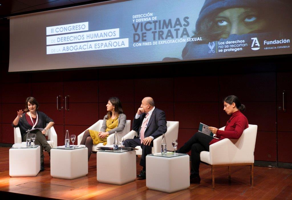 Milagros Núñez, Margarita de la Rasilla, Carmelo Cascón y Patricia Fernández Vicens
