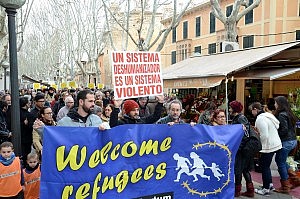 Más de 300 personas exigen en Palma ¡Pasaje Seguro, Ya! para las personas refugiadas