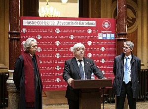 Abogacía de Barcelona y la Fundación AGBAR inauguran las fuentes del jardín del Palacete Casades