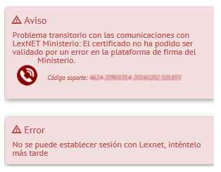 aviso lexnet