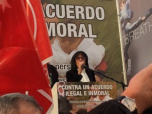 Cristina del Valle StopAcuerdo
