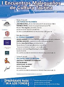Cartel jornadas taurinas