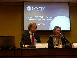 Sonia Gumpert inaugura la Jornada de ENATIC sobre el Reglamento General de Protección de Datos