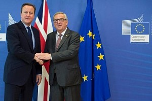 Juncker recibe a Cameron tras el Referéndum a favor del Brexit