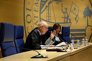 Inauguración del Curso de la Real Academia de Jurisprudencia y Legislación de Baleares en el Colegio de Baleares