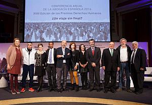 La Abogacía refuerza su compromiso con los refugiados en la entrega de los Premios Derechos Humanos 2016