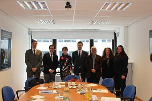Reunión de trabajo de la presidenta de la Abogacía en la Delegación en Bruselas