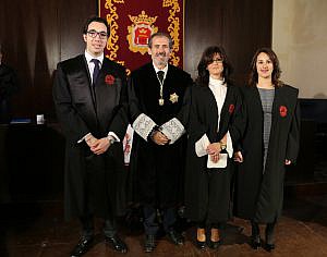 Áurea Pérez-Clotet, José Carlos Romero y Elisa María García toman posesión como delegados del Colegio de Málaga en Ronda