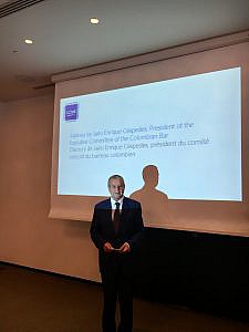 Comité Permanente CCBE y Visita Presidente del Comité Ejecutivo de la Abogacía de Colombia