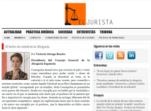 El techo de cristal en la Abogacía (tribuna publicada en El Jurista)