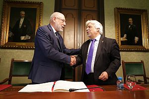 Encuentro institucional de la Junta de Gobierno del Colegio de Barcelona con el Fiscal General del Estado