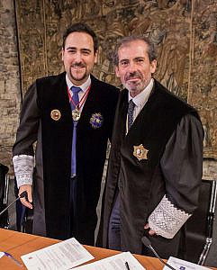 Decanos Javier García y Francisco Javier Lara