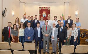 El Colegio de Abogados de Sevilla recibe la visita de letrados italianos