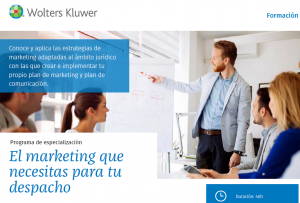 Programa de especialización: El marketing que necesitas para tu despacho.