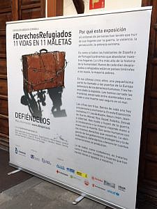 El Colegio de Abogados de Las Palmas inaugura la exposición “11 vidas en 11 maletas”