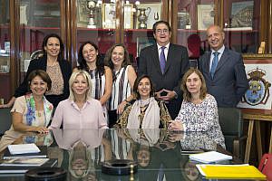 Encuentro con juristas del Tribunal Supremo italiano sobre trata en el Colegio de Sevilla
