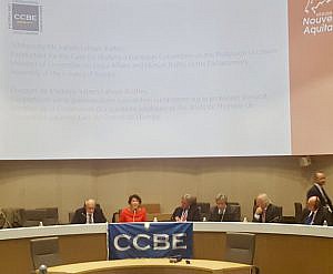 Comité Permanente de CCBE y Congreso Nacional de la Abogacía francesa