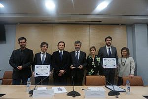 El Consejo General del Poder Judicial recibe el II Premio Transparencia de la Abogacía Española y Transparencia Internacional España