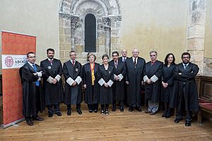 Condecorada la primera mujer en la Junta de Gobierno del Colegio de Segovia