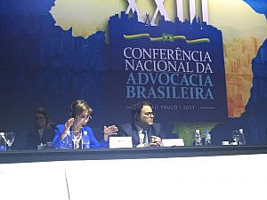 Victoria Ortega participa en el Congreso Nacional de Abogados de Brasil