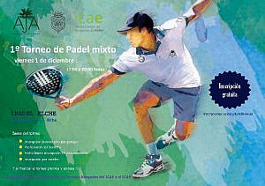 El Colegio de Abogados de Elche y el AJA organiza un torneo de pádel mixto