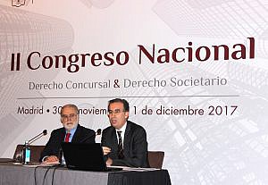 El magistrado del Supremo Ignacio Sancho Gargallo clausura el II Congreso Nacional de Derecho Concursal y Societario