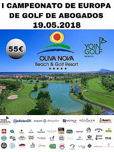 El Colegio de Valencia organiza el I Campeonato europeo de golf de abogados
