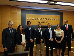 Juramento de la Junta Directiva de la Agrupación de Jóvenes Abogados del Colegio de Lucena