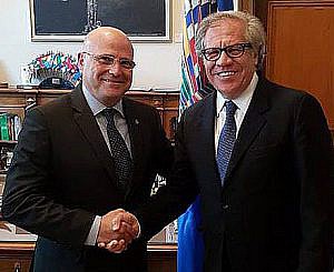 El presidente del CAPI se reúne con el secretario general de la OEA en Washington