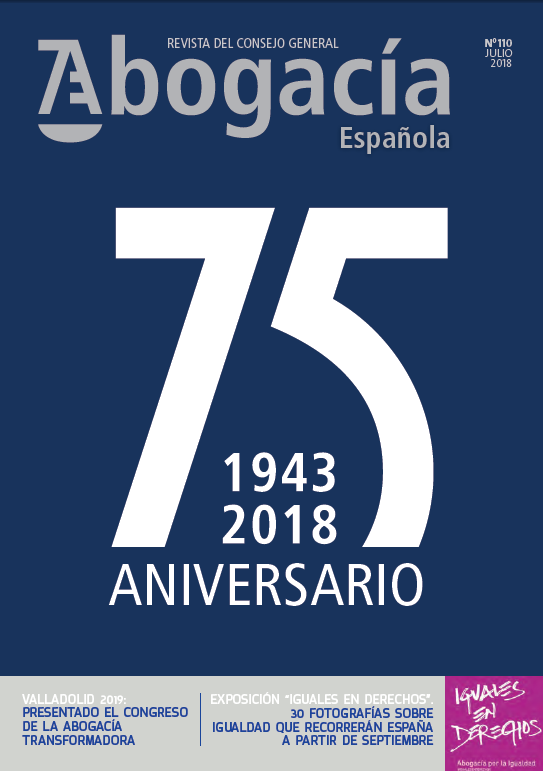 Magazine des Avocats espagnols Española nº 110