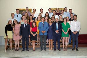 El Colegio de Abogados de Sevilla recibe la visita de jóvenes letrados holandeses