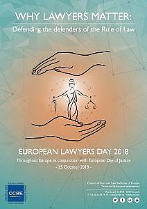 El Día de la Abogacía Europea 2018 dedicado a la defensa de los defensores del Estado de Derecho