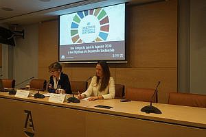 La presidenta de la Abogacía apuesta por la colaboración entre todos para conseguir los Objetivos de Desarrollo Sostenible