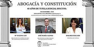 La abogacía de Madrid y Barcelona se unen para conmemorar el 40 aniversario de la Constitución