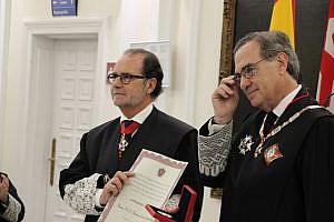 El magistrado Francisco Vieira recibe la medalla de Colegiado de Honor del ICAM por su compromiso con la Abogacía y sentido de la Justicia