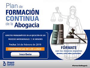 Conferencia de los lunes: Aspectos problemáticos en la ejecución de los procesos matrimoniales y de menores: necesidad de una nueva y especial regulación