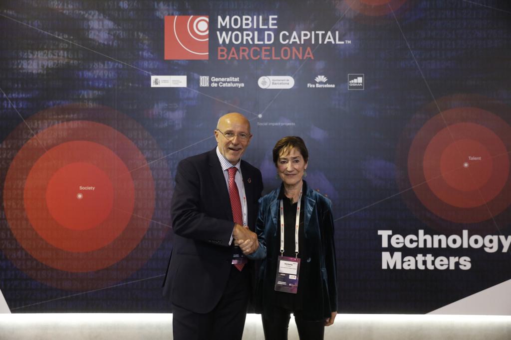 MWCBarcelona Carlos Grau y Victoria Ortega