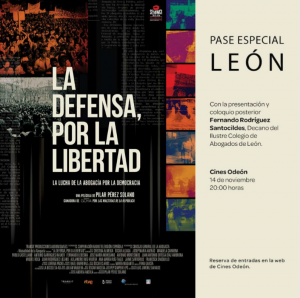 Estreno del documental 'LA DEFENSA POR LA LIBERTAD´en León
